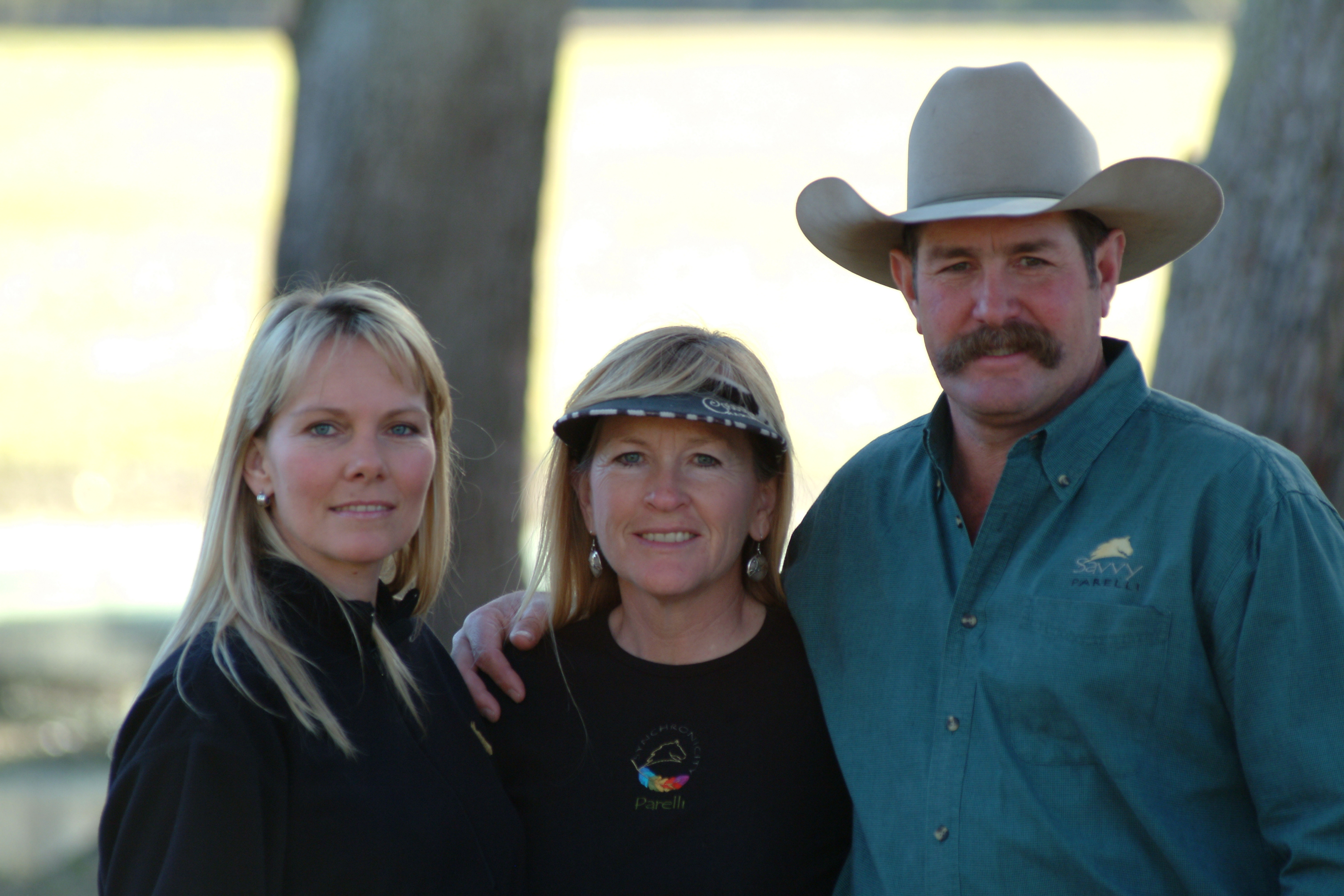 Christi with Linda and Pat Parelli